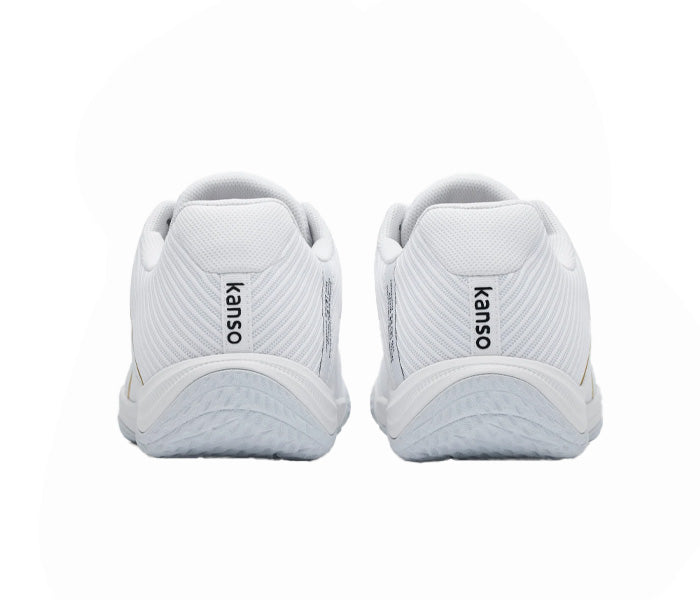 Kanso EQ Fly 2 Unisex Court Shoe, White/Gold