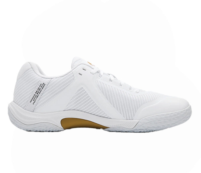 Kanso EQ Fly 2 Unisex Court Shoe, White/Gold
