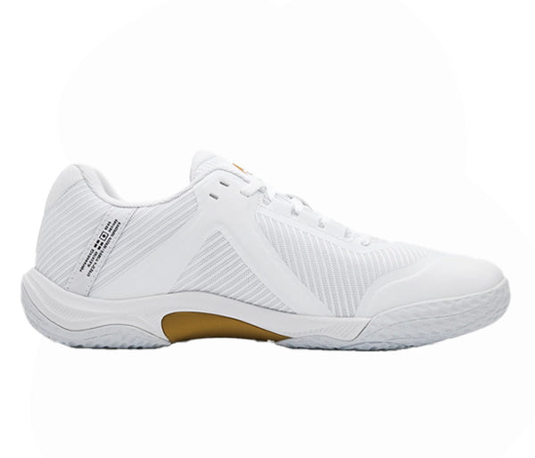 Kanso EQ Fly 2 Unisex Court Shoe, White/Gold