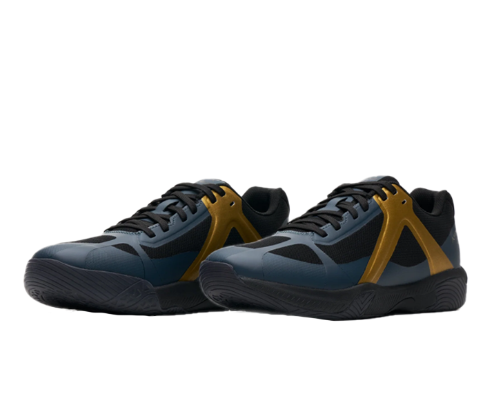 Kanso Unisex Dragonfly Court Shoes, Black/Gold