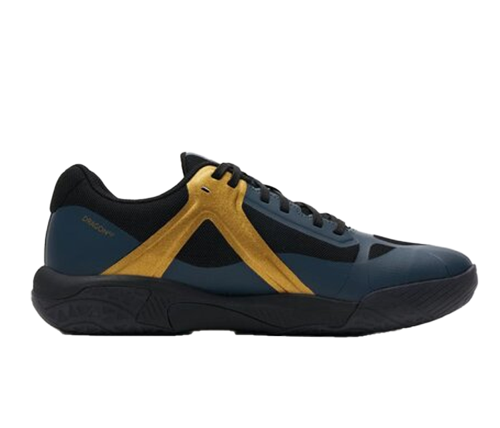 Kanso Unisex Dragonfly Court Shoes, Black/Gold