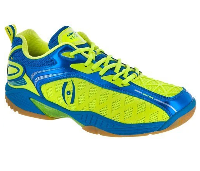 Harrow Vortex Junior Court Shoes, Green / Blue
