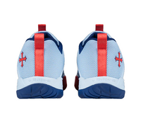 Teuton ST2 All Court Unisex Shoes, Light Blue/Red