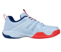 Teuton ST2 All Court Unisex Shoes, Light Blue/Red