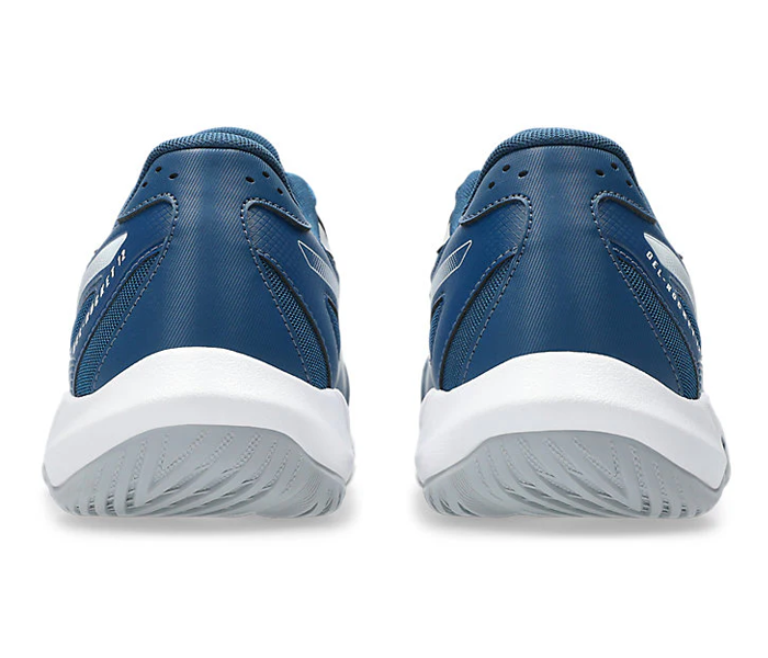 new - Asics Gel Rocket 12 WIDE (2E) Men's Court Shoes, Mako Blue/Piedmont Grey