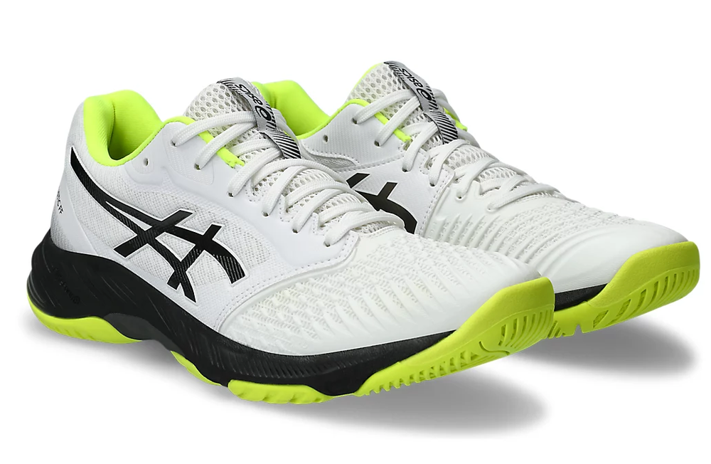 Asics Netburner Ballistic FF 3 Men s Shoes White Gunmetal