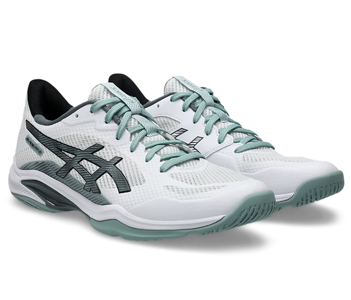 new - Asics Blade FF 2 Men's Court Shoes, White/Ocean Haze