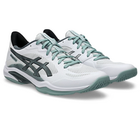 new - Asics Blade FF 2 Men's Court Shoes, White/Ocean Haze