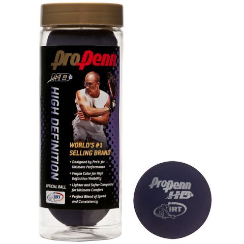 Karakal Pro Penn HD Purple Racquetball Balls, 3 pack