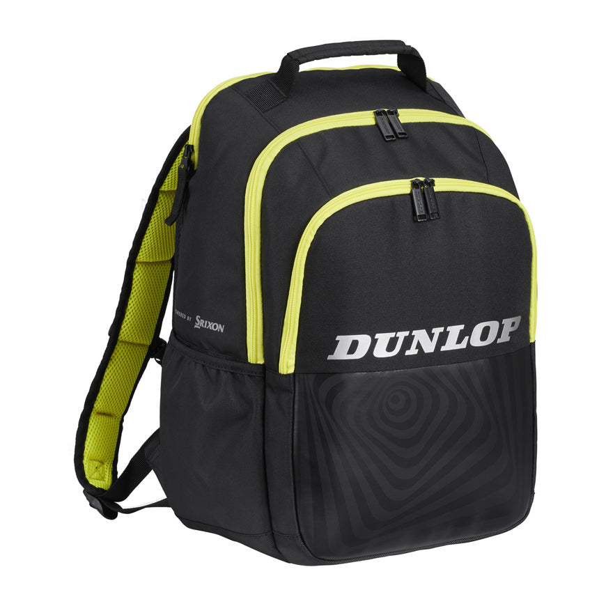 Dunlop SX Performance Squash Backpack, Black / Yellow – SquashGear.com