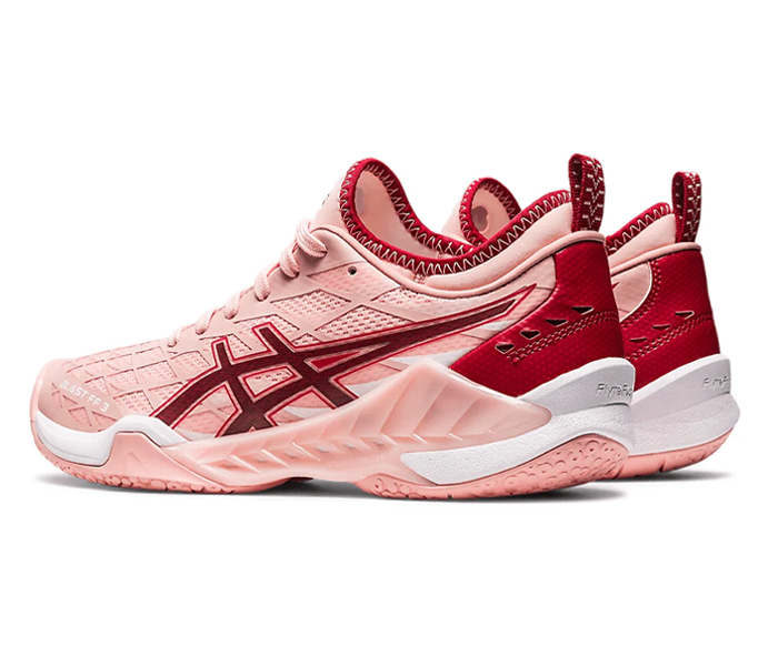 Asics Blast FF 3 Women's Court Shoes, Frosted Rose/Cranberry