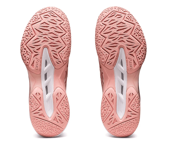 Asics Blast FF 3 Women's Court Shoes, Frosted Rose/Cranberry