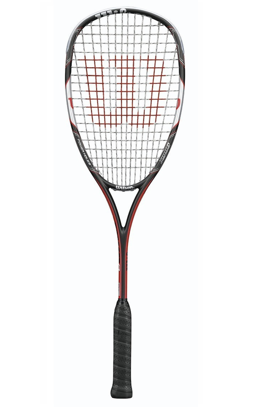 Wilson Tour N Squash Racquet, CUSTOM STRUNG WITH EYE X.TECH
