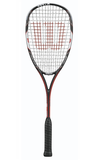 Wilson Tour N Squash Racquet, CUSTOM STRUNG WITH EYE X.TECH