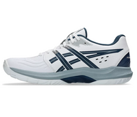 Save $40 - Asics PowerBreak FF Men's Court Shoes, White / Vintage Indigo