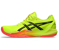 new - Asics PowerBreak FF Paris Men's Court Shoes, Safety Yellow / Black