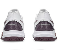 Asics PowerBreak FF Women's Squash Shoes, White / Dusty Mauve