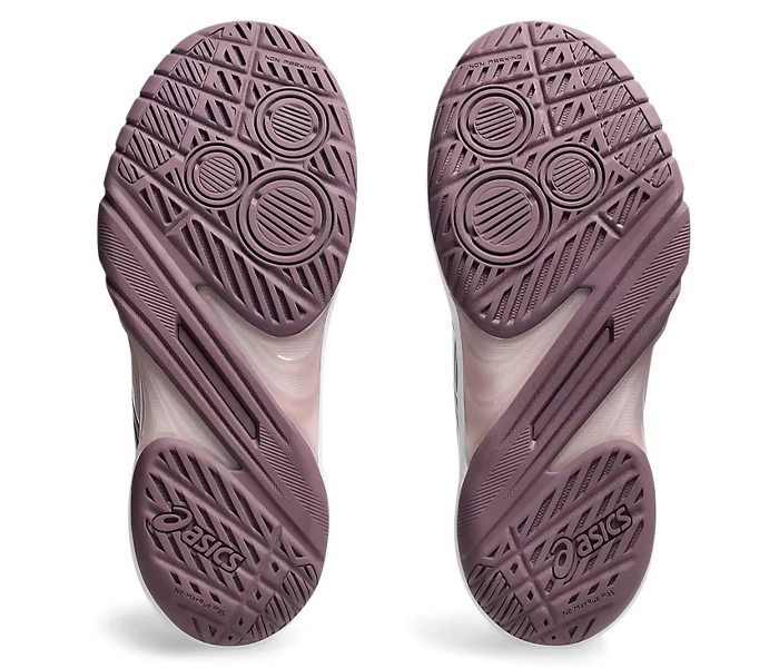 SALE - Asics PowerBreak FF Women's Squash Shoes, White / Dusty Mauve