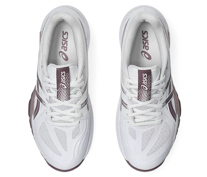 SALE - Asics PowerBreak FF Women's Squash Shoes, White / Dusty Mauve