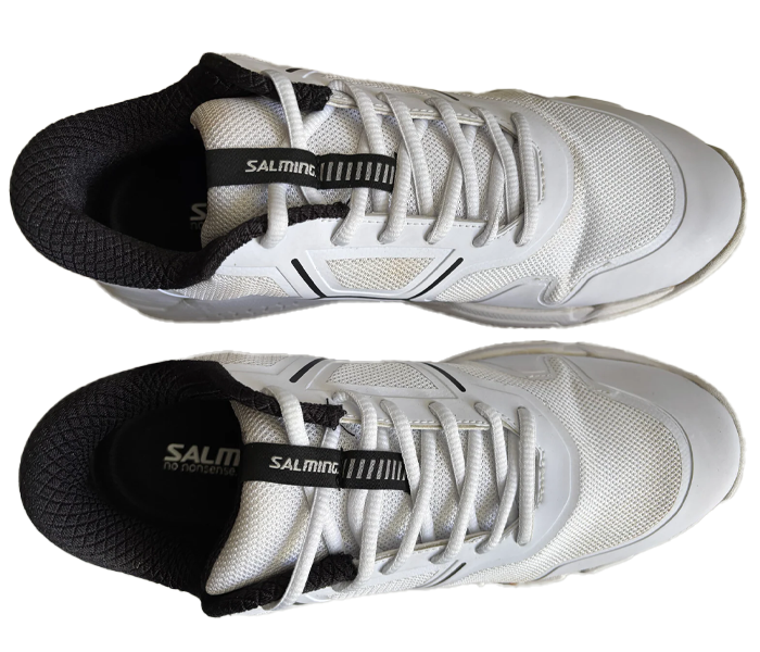 Salming Recoil Strike Men's Court Shoes, White/Black,  Pro shop sample, slight blemish