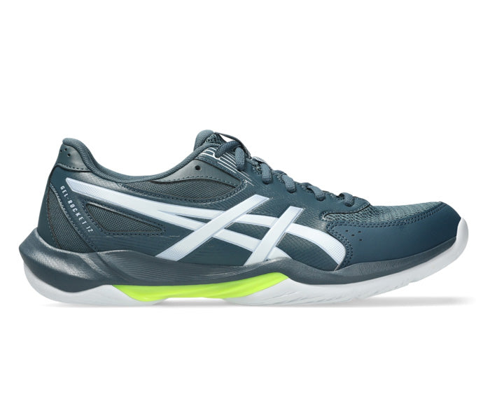 Asics Gel Rocket 12 Men's Court Shoe, Raw Indigo/White