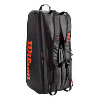 Wilson Tour 12 pack Racquet Bag, Red / Black