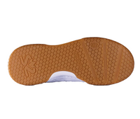 SAVE $20 - Salming Rival 2 Junior Shoes, White/Coral/Silver