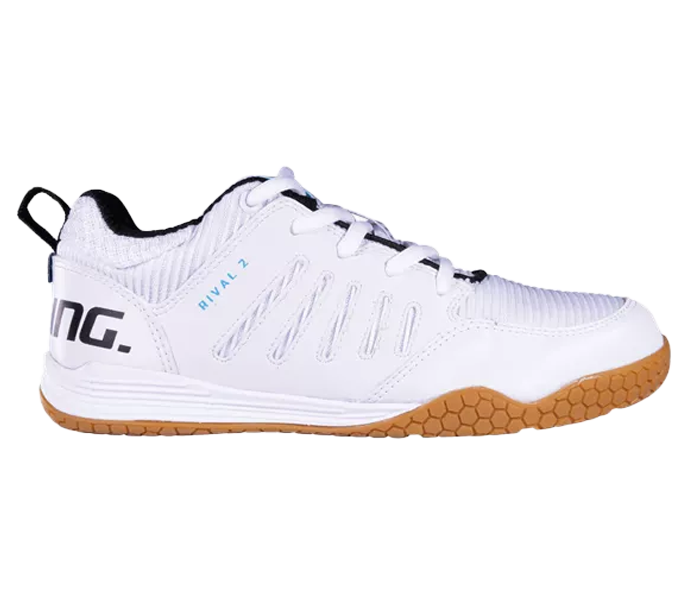 new - Salming Rival 2 Junior Shoes, White/Blue
