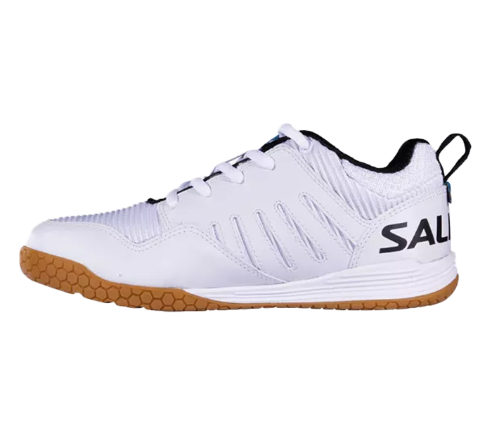 new - Salming Rival 2 Junior Shoes, White/Blue