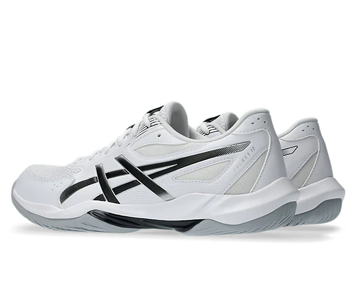 new - Asics Gel Rocket 12 Men's Court Shoes, White/Black