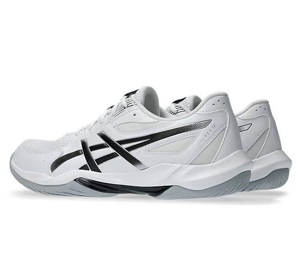 new - Asics Gel Rocket 12 Men's Court Shoes, White/Black