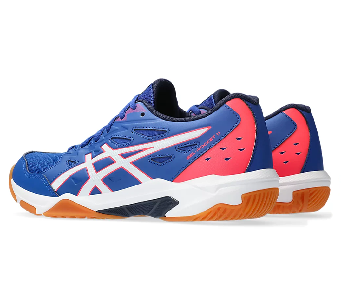 Closeout - Asics Gel-Rocket 11 Women's Court Shoes, Blue/White