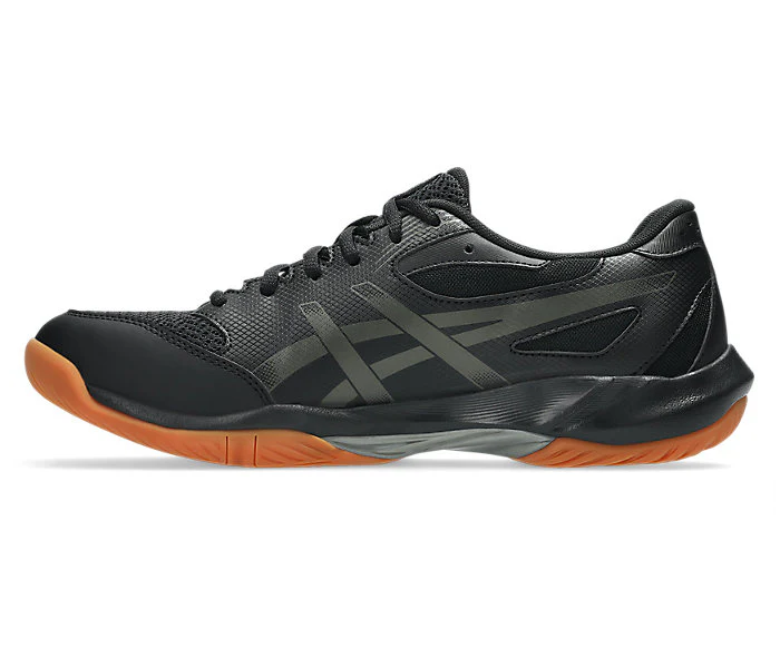 Asics Gel Rocket 12 Men's Court Shoes, Black/Gunmetal