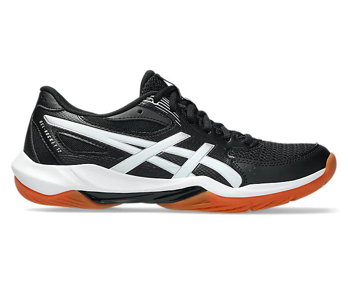 Asics Gel Rocket 12 Women's Court Shoes, Black / White