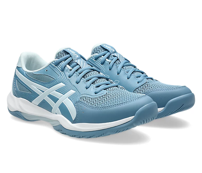 new - Asics Gel Rocket 12 Men's Court Shoes, Saba Blue/Cool Grey