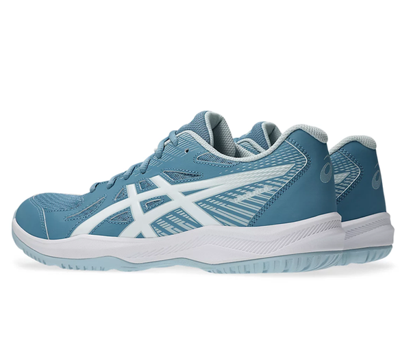 new color - Asics Upcourt 6 Men's Court Shoes, Saba Blue/White