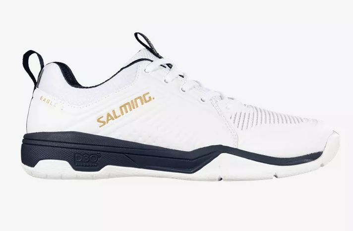 save 10% - Salming Eagle 2 Men's Court Shoes, White / Navy