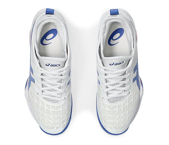 new color - Asics Blast FF 3 UNISEX Court Shoes, White / Sapphire
