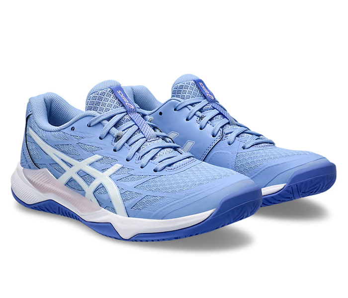 Asics Gel Tactic 12 Women's Court Shoes, Light Sapphire/White
