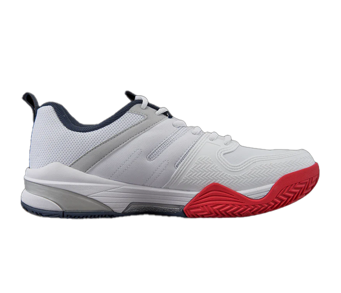 Teuton AC1 Unisex Court Shoes, White/Blue/Coral