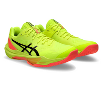 Olympic - Asics Sky Elite FF 3 Paris Men's Court Shoes, Safety Yellow / Black