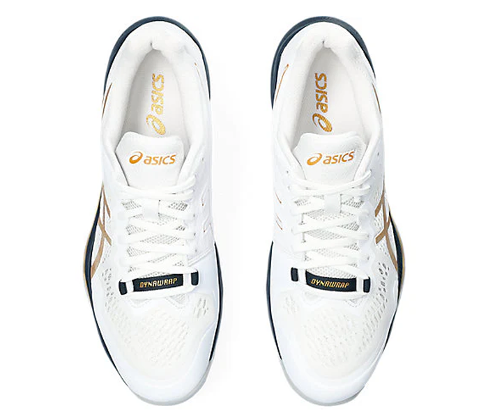 new color - Asics Sky Elite FF 2 Men's Court Shoes, White/Pure Gold