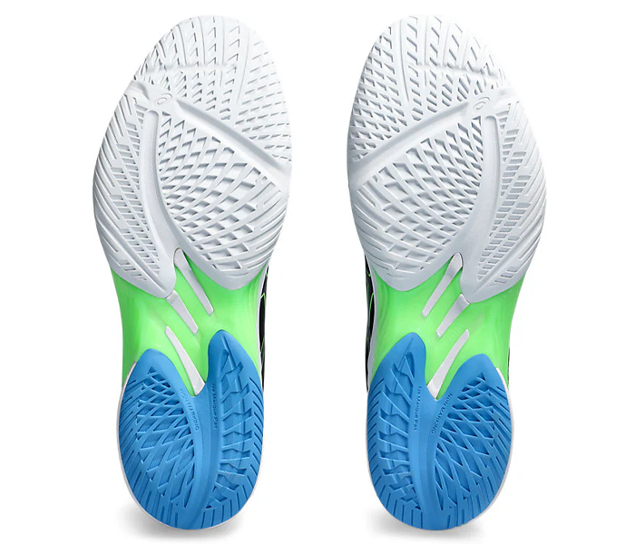 Asics Sky Elite FF 2 Men's Court Shoes, Black / Lime Burst