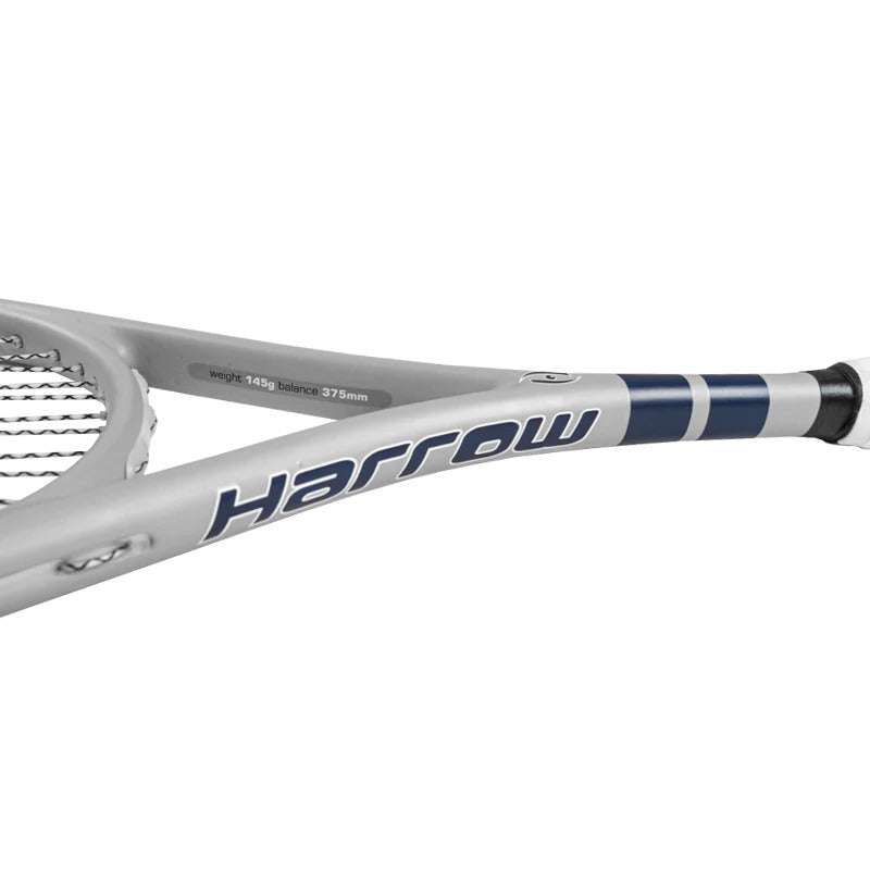 Harrow Stratus Squash Racket, Grey / Navy