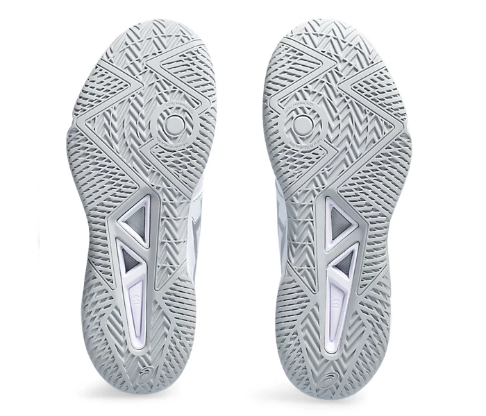 Sale $20 off - Asics Gel-Tactic 12 Women's Squash Shoes, White / Pure Silver - Discount in the cart