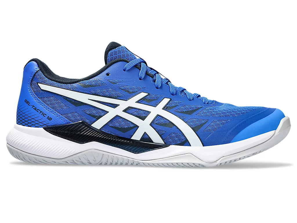 Sale $20 off -  Asics Gel-Tactic 12 Men's Court Shoes, Illusion Blue / White - Discount in the cart