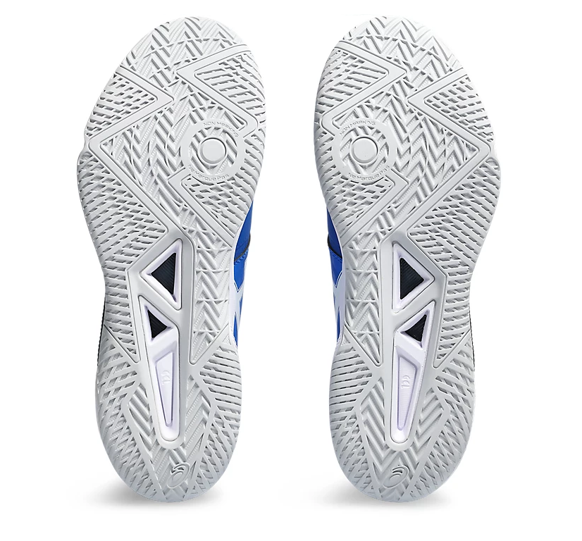 new - Asics Gel-Tactic 12 Men's Court Shoes, Illusion Blue / White
