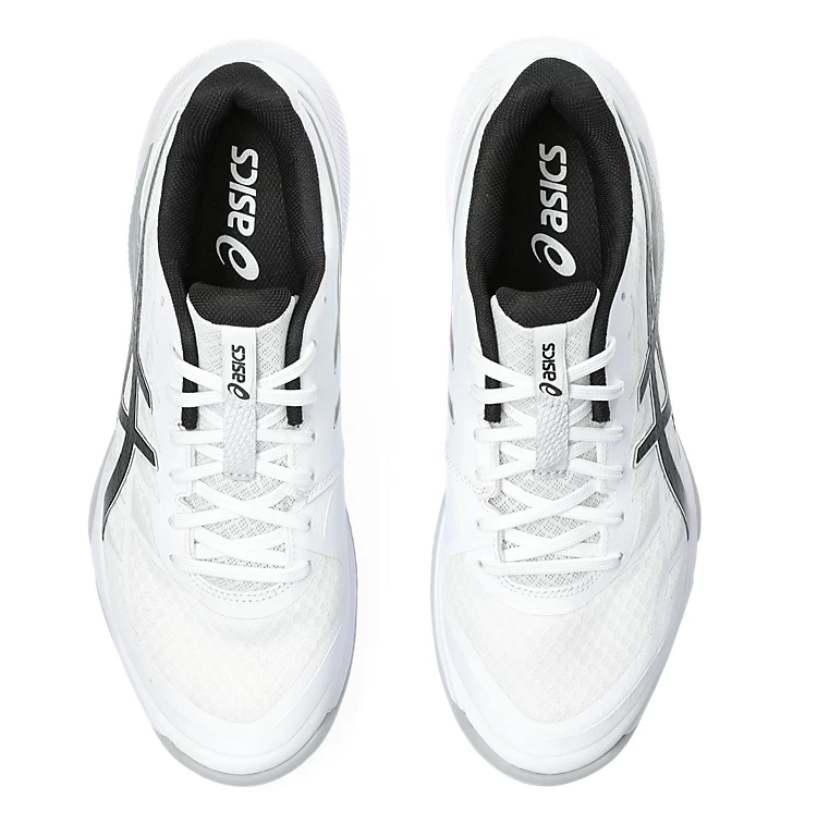 new - Asics Gel-Tactic 12 Men's Court Shoes, White / Black