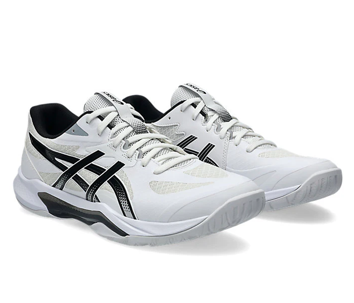 new - Asics Gel Tactic 13 Men's Court Shoe, White/Black