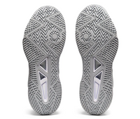 Save $20 - Asics Gel Tactic Unisex Court Shoes, Black / White - Discount in the cart